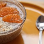 porridge de graines de chia saison hiver