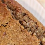 Banana bread maison : vue du dessus