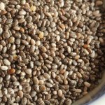 graines de chia dans un bol